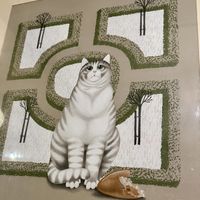 Cat picture   at Ramuna in Nara