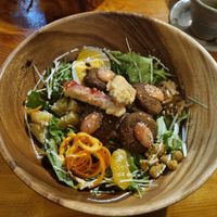 Delicious bowl😄just one of the dishes at Ramuna in Nara