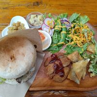 Burger menu at Ramuna in Nara