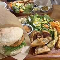  Burger plate   at Ramuna in Nara