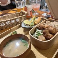 Karaage set  at Ramuna in Nara