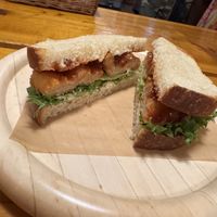 soy meat sandwich  at Ramuna in Nara