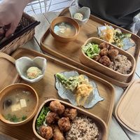 Karaage bento  at Ramuna in Nara