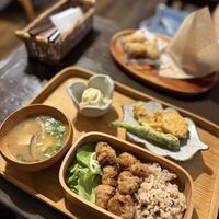 karaage bento  at Ramuna in Nara