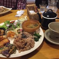 The lunch set menu at Ramuna in Nara
