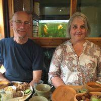 Set Japanese dinner, and bento meal. at Ramuna in Nara