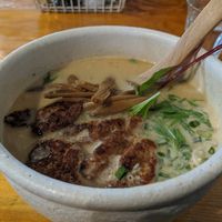 Spicy soy milk ramen (not very spicy, but really good!) at Ramuna in Nara