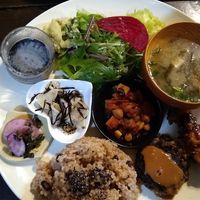 Menu set at Ramuna in Nara