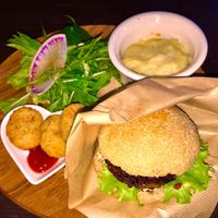 vegan Burger  at Ramuna in Nara