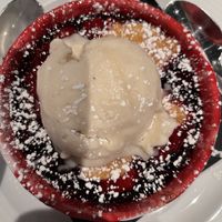 Vegan berry tart at Irregardless Cafe in Raleigh