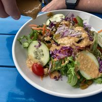 House garden salad at Irregardless Cafe in Raleigh