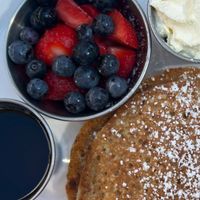 Pancakes  at Irregardless Cafe in Raleigh