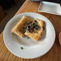 mushroom galette  at Irregardless Cafe in Raleigh