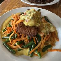 coconut tofu  at Irregardless Cafe in Raleigh