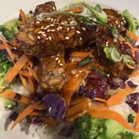 Apricot Tempeh 🤍🌱  at Irregardless Cafe in Raleigh