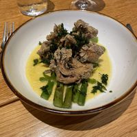 Fried oyster mushrooms   at Irregardless Cafe in Raleigh