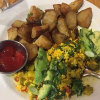 Garden tofu scramble at Irregardless Cafe in Raleigh