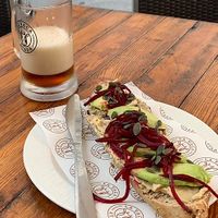 Tosta con aguacate  at La Vaca Atada in Cadiz