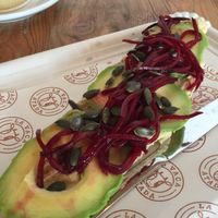 Tosta Vegana 5,90 € at La Vaca Atada in Cadiz