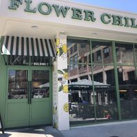 Outside store front  at Flower Child in Atlanta