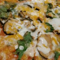 Pizza de salmón vegana at Ristorante Gourmet in Elche