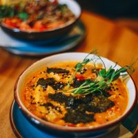 Thai soup at Dom in Kyiv