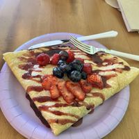Tutti Frutti vegan crepes   at Dulce Crepes in Fairfax