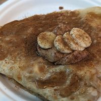from the vegan menu -- French Toast & Banana Crepe
Banana, Brown Sugar, Butter, Cinnamon, Maple Syrup at Dulce Crepes in Fairfax