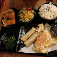 Vegetarian set (vegan option) at Midori in North Hobart