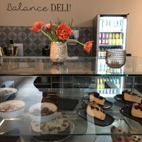 Cakes at Balance Deli in Frankfurt