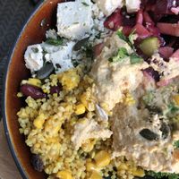 Bowl close up - very fresh and reasonable priced (8,50€)  at Balance Deli in Frankfurt