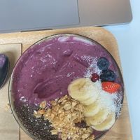 Acai bowl - delicious!  at Balance Deli in Frankfurt