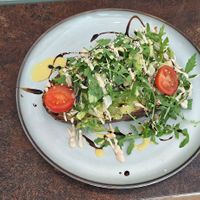 Avocado toast delicious at Balance Deli in Frankfurt