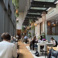 Seating area  at Balance Deli in Frankfurt