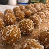 Vegan energy ball   at Balance Deli in Frankfurt