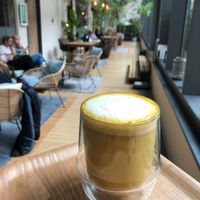 Golden Milk at Balance Deli in Frankfurt