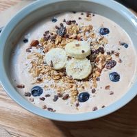 Amazing PB 🍫 smoothie 🥣 at Balance Deli in Frankfurt