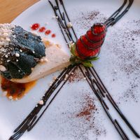 Vegan dessert from the regular menu at Eat Well Restaurant in Dubai