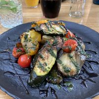 Grilled vegetables  at House of Light in Jurmala