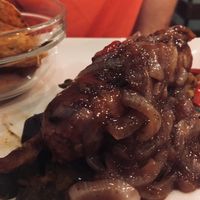 Salchicha Beyond Meat  at Escafandra in Madrid