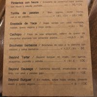 Carta at Escafandra in Madrid