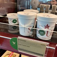 hot soup at Pret A Manger in Berlin