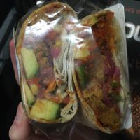 Falafel and Avo flatbread at Pret A Manger in Berlin