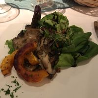 Hen of the Woods app made vegan at Arborvine in Blue Hill
