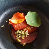 small appetizer at Restaurant Cepes in Otterlo