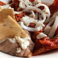 Just tried the new Breakfast Menu; the chilaquiles are to die for. The salsa is slightly spicy and very, very tasty. The beans are to die for! at Salvaxe.MX in Mexico City