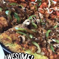 Pizza para compartir con amigos  at Salvaxe.MX in Mexico City