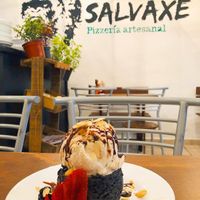 Volcán con helado  at Salvaxe.MX in Mexico City