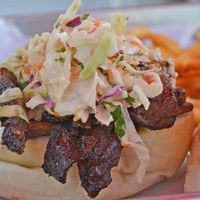 BBQ brisket at Philadium in Philadelphia