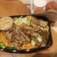 Thai salad at V-Grits and Chimera Brewing in Louisville